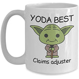 Yoda Best Claims Adjuster Profession - 11oz Novelty Coffee Mug
