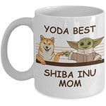Yoda Best Shiba Inu Mom - Novelty Gift Mugs for Dog Lovers