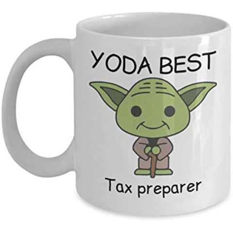 Yoda Best Tax Preparer Profession - 11oz Novelty Coffee Mug