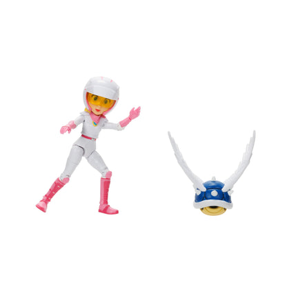 Super Mario Bros Movie Princess Peach Motorcycle Outfit with Spiny Blue Shell Accessory