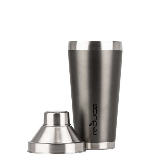 Reduce 20oz Stainless Steel Insulated Cocktail Shaker - Charcoal