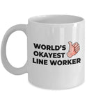 Okayest Line Worker - 11oz Novelty Coffee Mug
