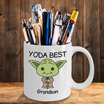 Yoda Best Grandson - Novelty Gift Mugs for 11oz Funny Coffee Mug