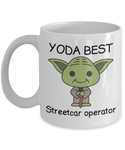 Yoda Best Streetcar Operator Profession - 11oz Novelty Coffee Mug