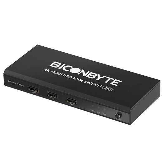 KVM 3 usb Share one Keyboard,Mouse,and HD Monitor,Nintendo,PS4,Xbox,Windows