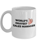 Okayest Sales Manager - 11oz Novelty Coffee Mug