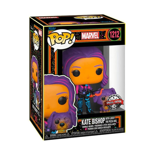 Funko POP TV: Hawkeye - Kate Bishop & Lucky w Lucky The Pizza Dog Vinyl  1212