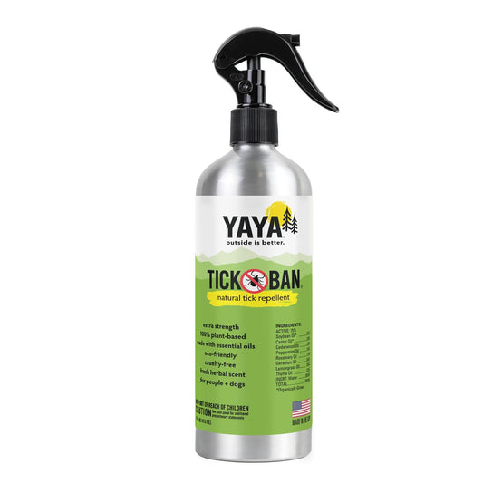 Yaya Organics Tick Ban All Natural Extra Strength Tick Repellent, 16 Oz