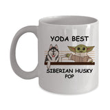 Yoda Best Siberian Husky Papa - Novelty Gift Mugs for Dog Lovers
