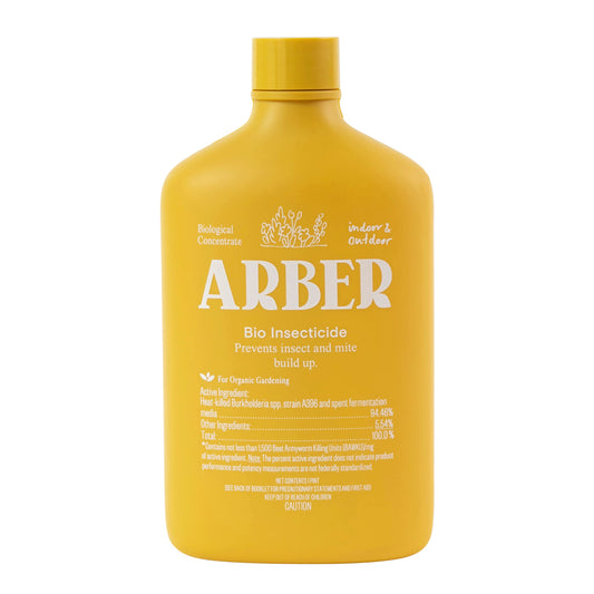 Arber Bio Insecticide | Organic Insect & Mite Control Liquid Concentrate for Plants Indoor Outdoor Natural Gardening Solution Spider Mite, Aphid Mealybug Killer | Makes Over 16 Gallons