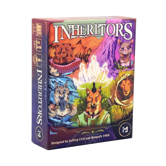 Inheritors | Strategy Card Game | Board Games | Pocket Size, Travel and Family Friendly | 2-4 Players Board Game Adventure and Brain Teaser | 10+ Years and up