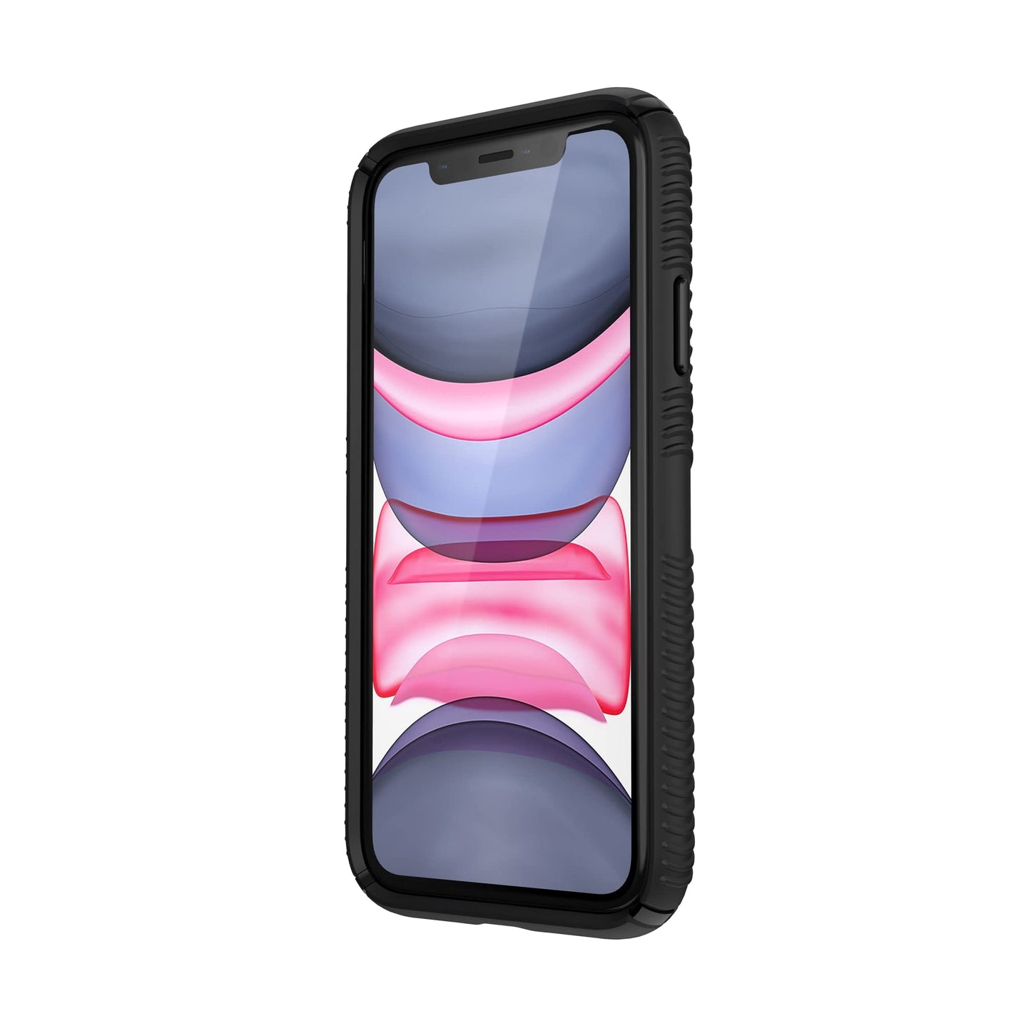 Speck iPhone 11 Case - Drop Protection, Shock-Absorbent Fits iPhone XR Case & iPhone 11 - Heavy Duty, Extra Grip Slim Design with Added Grip & Soft Touch Coating - Black iPhone 11 Case - Presidio2