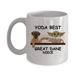 Yoda Best Great Dane Papa - Novelty Gift Mugs for Dog Lovers