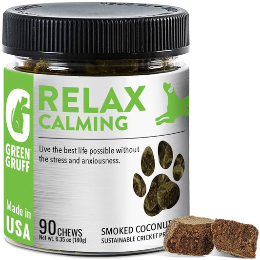 Green Gruff Relax Calming Dog Supplements 1ea/90 ct