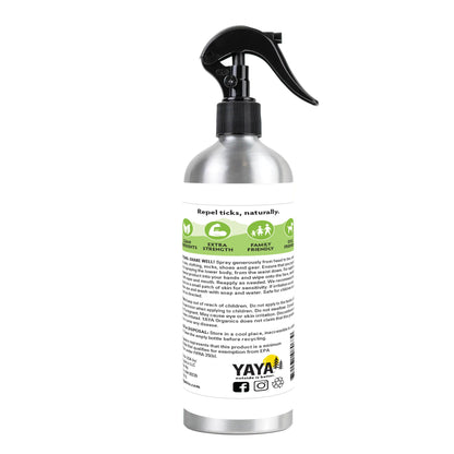Yaya Organics Tick Ban All Natural Extra Strength Tick Repellent, 16 Oz