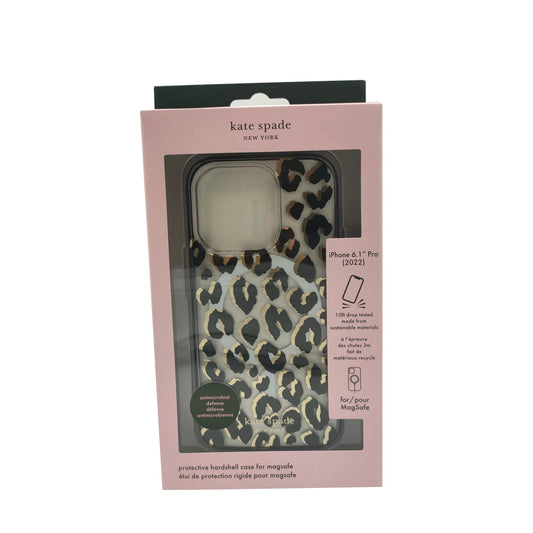 Kate Spade Protective Hardshell Case for MagSafe for iPhone 14 Pro - Leopard