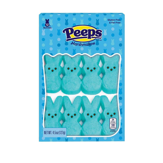 Peeps Marshmallow Bunnies Pack of 12 Blue