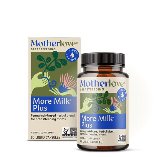 Motherlove More Milk Plus, Fenugreek-Based Lactation Supplement, 60 Liquid Caps
