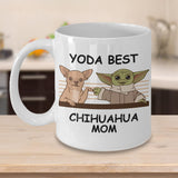 Yoda Best Chihuahua Mom - Novelty Gift Mugs for Dog Lovers