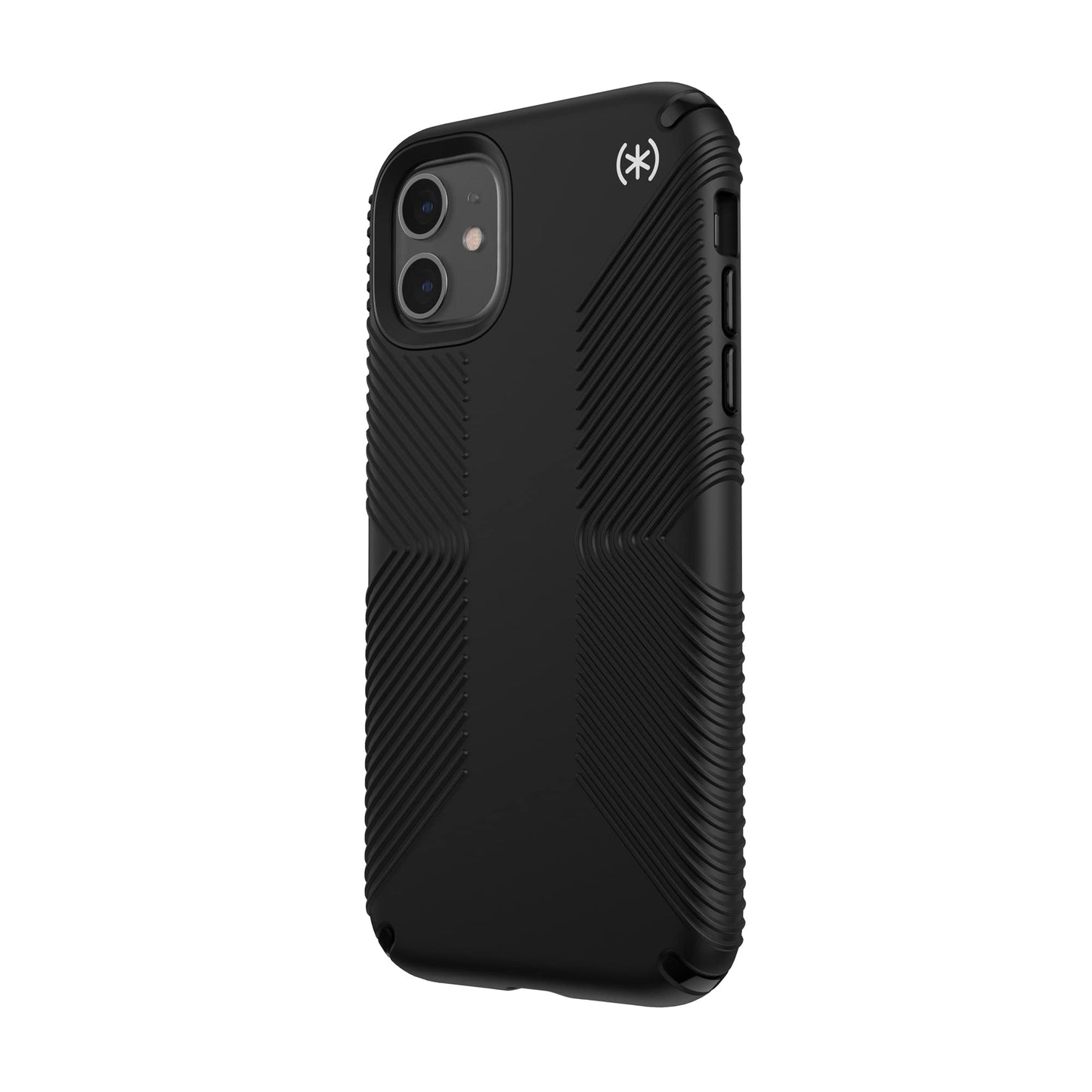 Speck iPhone 11 Case - Drop Protection, Shock-Absorbent Fits iPhone XR Case & iPhone 11 - Heavy Duty, Extra Grip Slim Design with Added Grip & Soft Touch Coating - Black iPhone 11 Case - Presidio2