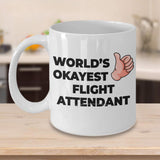 Okayest Flight Attendant - 11oz Novelty Coffee Mug