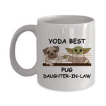 Yoda Best Pug Papa - Novelty Gift Mugs for Dog Lovers