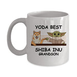 Yoda Best Shiba Inu Papa - Novelty Gift Mugs for Dog Lovers