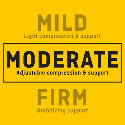 FUTURO Adjustable Dual Strap Knee Support w/ Gel Pad, One Size, Moderate Comprssion