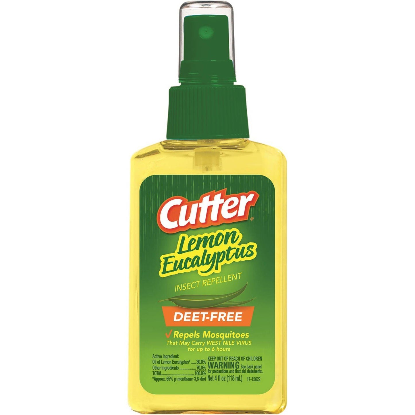 Cutter Lemon Eucalyptus Insect Repellent, DEET-Free Pump Spray, 4 Ounces (Pack of 2)