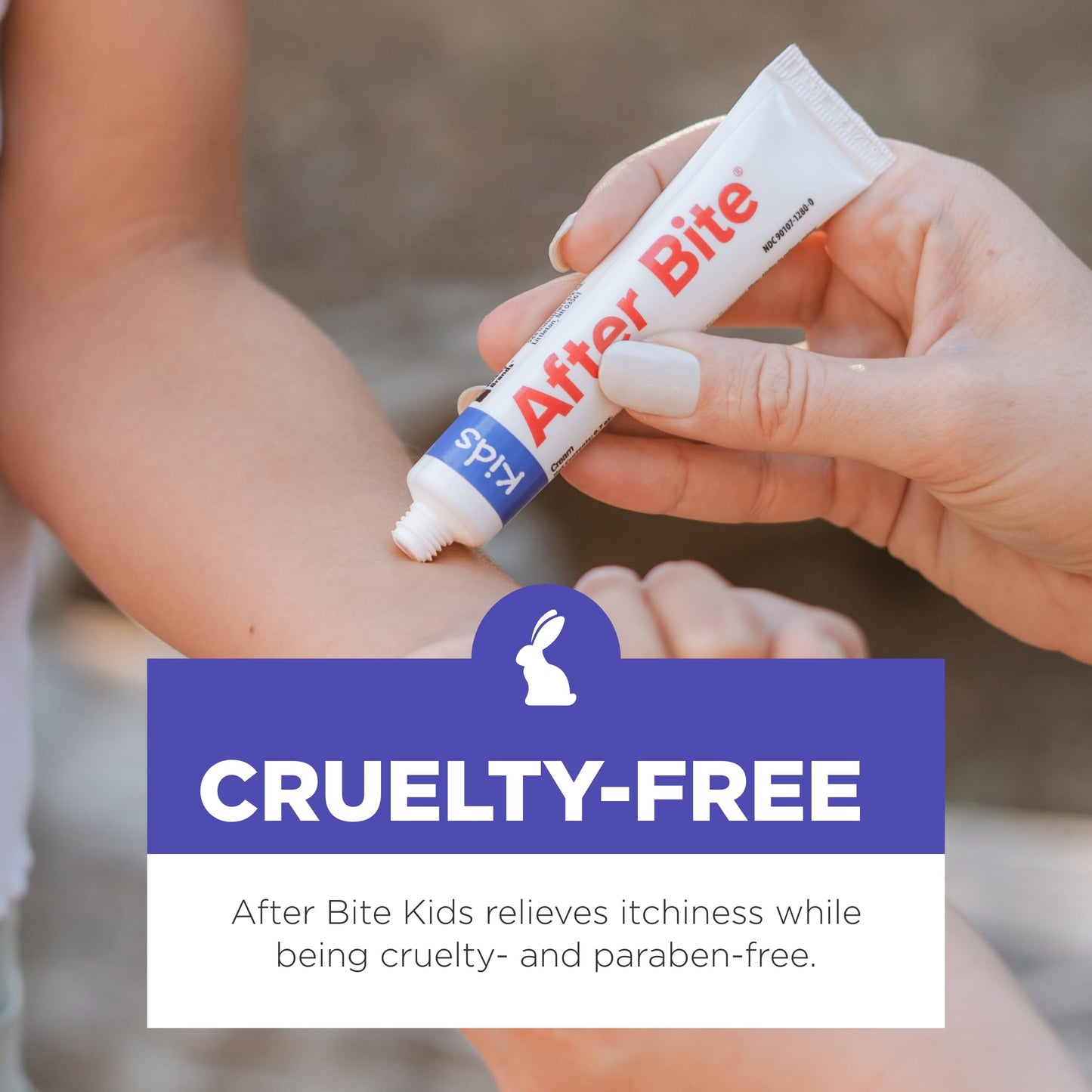 After Bite Kids - Bug Bite Itch Relief for Kids with Sodium Bicarbonate - Ideal for Mosquito Bites, Fire Ant Bites, Bees & More - Portable Cream Formula - 0.7 oz (4 Pack)