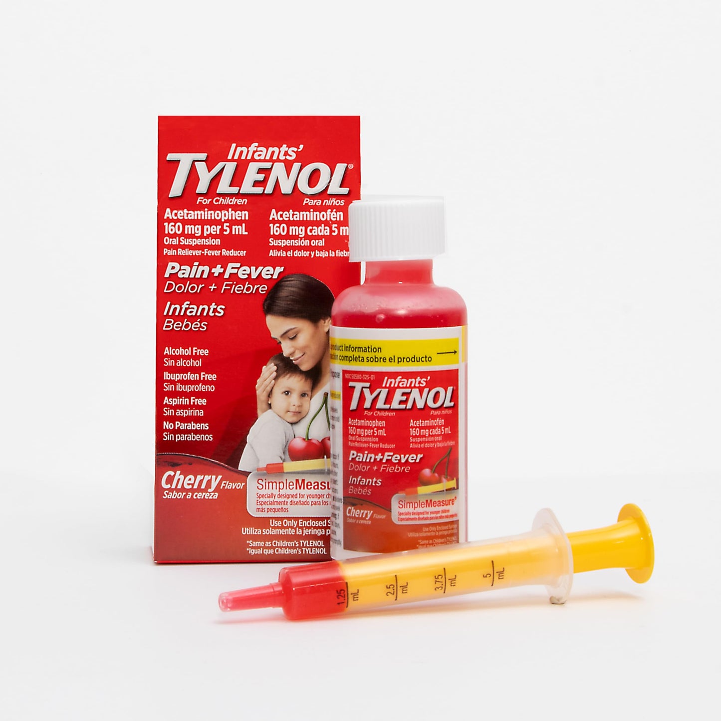 Infants' Tylenol Acetaminophen Liquid Medicine, Cherry, 2 fl. oz