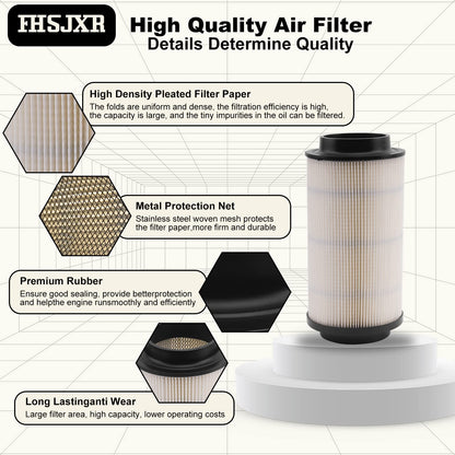 FHSJXR 7080595 Air Filter 2520799 Oil Filter for Polaris Sportsman 335 400 450