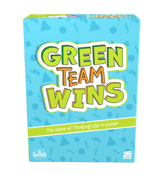Goliath Green Team Wins Game - Guess Most Common Answers to Win - Kids & Adults Ages 10+