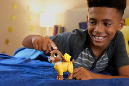 Mattel Disney Wish Dolls, Talking Valentino & Star Set, Goat Figure Speaks 10+ Sounds & English Phrases & Bends Back Legs, Inspired by The Movie