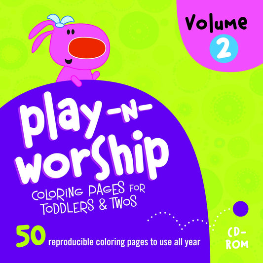 Play-n-Worship: For Toddlers & Twos Coloring Pages  CD MusicVolume 2