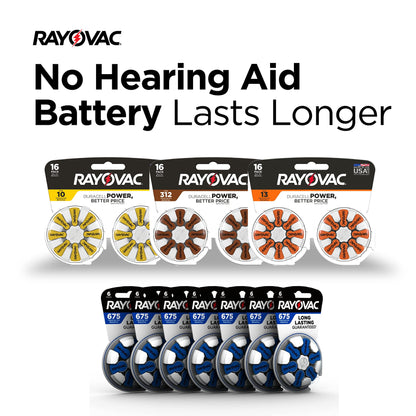 Rayovac Size 13 Hearing Aid Batteries, 24-Pack 13-24