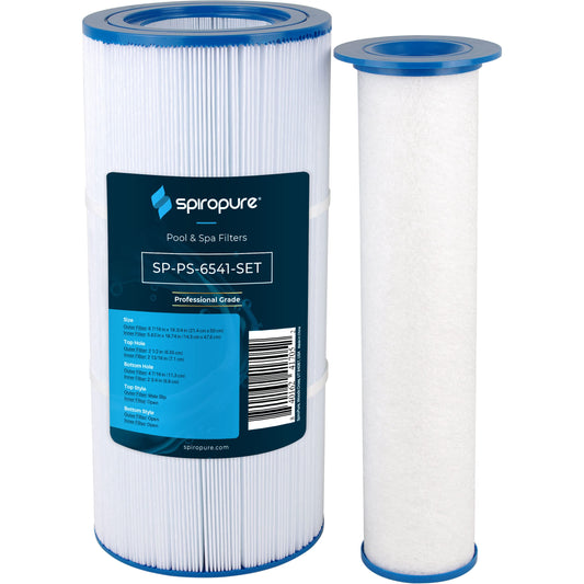 SpiroPure SP-PS-6541-SET Hot Tub Spa Pool Replacement Water Filter Set