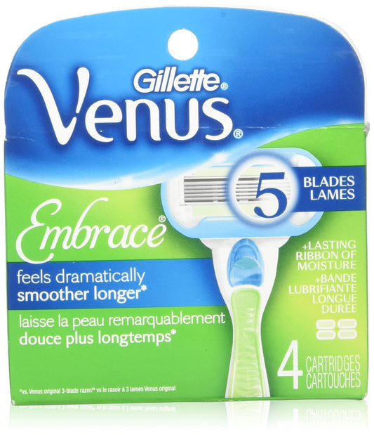 Venus Extra Smooth Women's Razor Blade Refills, 4 Count