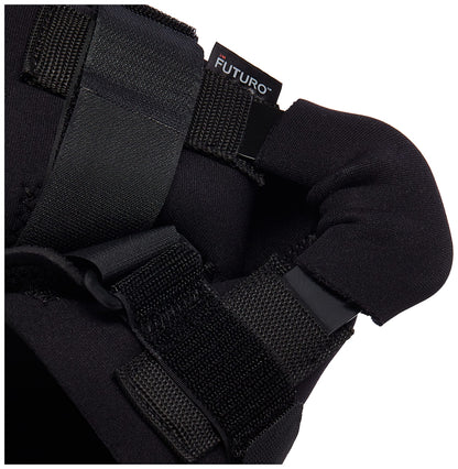 FUTURO Sport Hinged Knee Brace, Adjustable, Black, Firm Stabilizing Support, 1 Brace