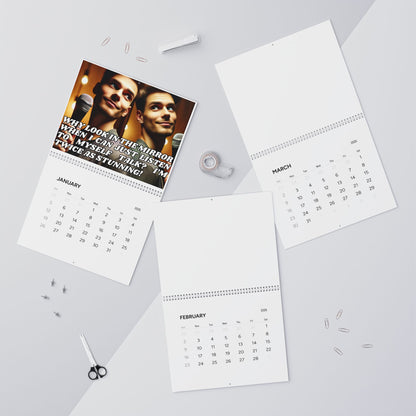Wall Calendar 2025 Funny Joke Gift for Narcissists