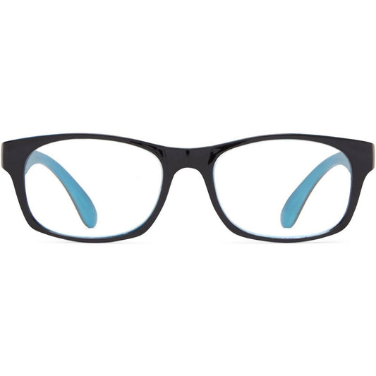 ICU Eyewear Screen Vision Rectangle Reading Glasses - Turquoise +1.25
