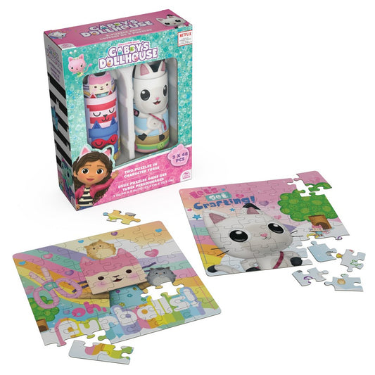 Gabby's Dollhouse Puzzle Tube