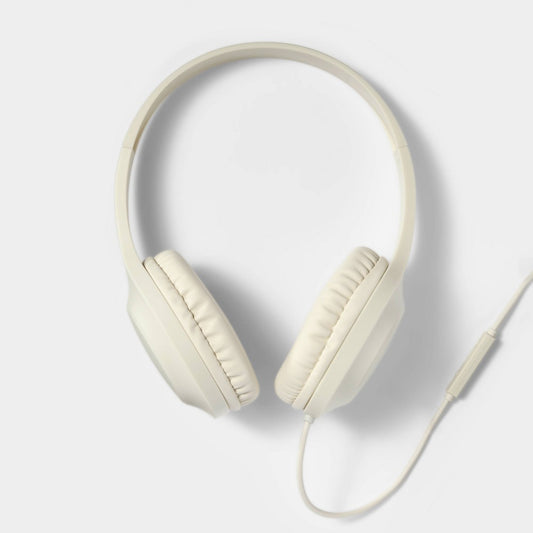 Wired On-Ear Headphones - heyday™ White Clay