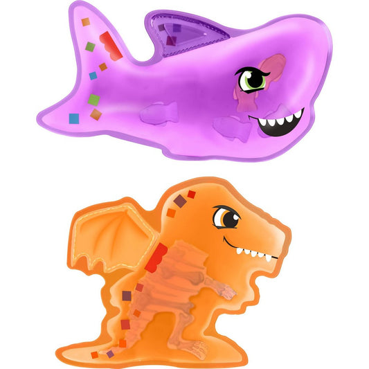 Fisher-Price Sensory Bright Shark & Dragon Squeeze Animals Toy New With Box