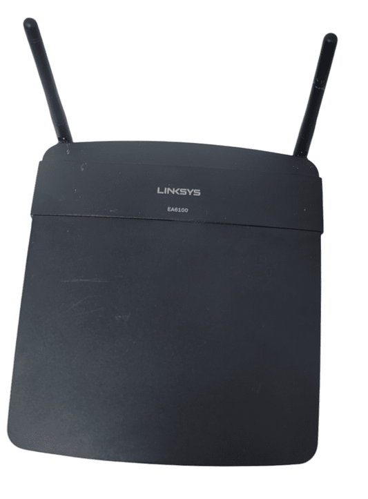 Pre-Owned Linksys EA6100 - Wireless router - 4-port switch - Wi-Fi - Dual Band - wall-mountable