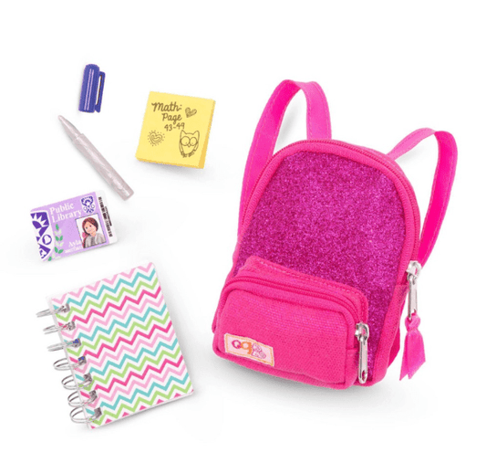 Our Generation School Bag Accessory Set for 18" Dolls - School Smarts