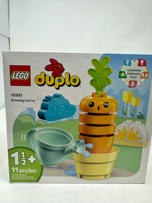 4 Lot LEGO DUPLO My First Growing Carrot, Stacking Toys for Babies 1.5+ Years