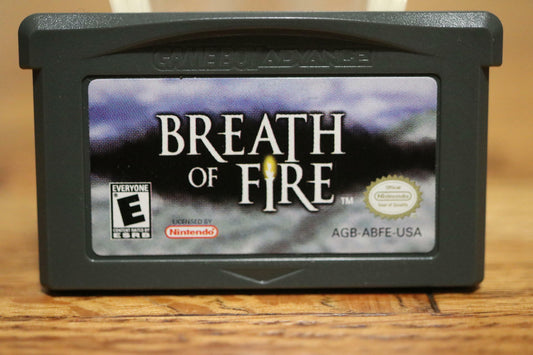 Breath of Fire w/case - Nintendo GBA Authentic, Tested