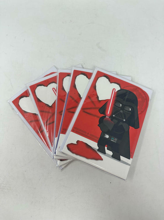 Star Wars Valentines Day Cards Darth Vader/R2-D2 (36 Cards with Envelopes)