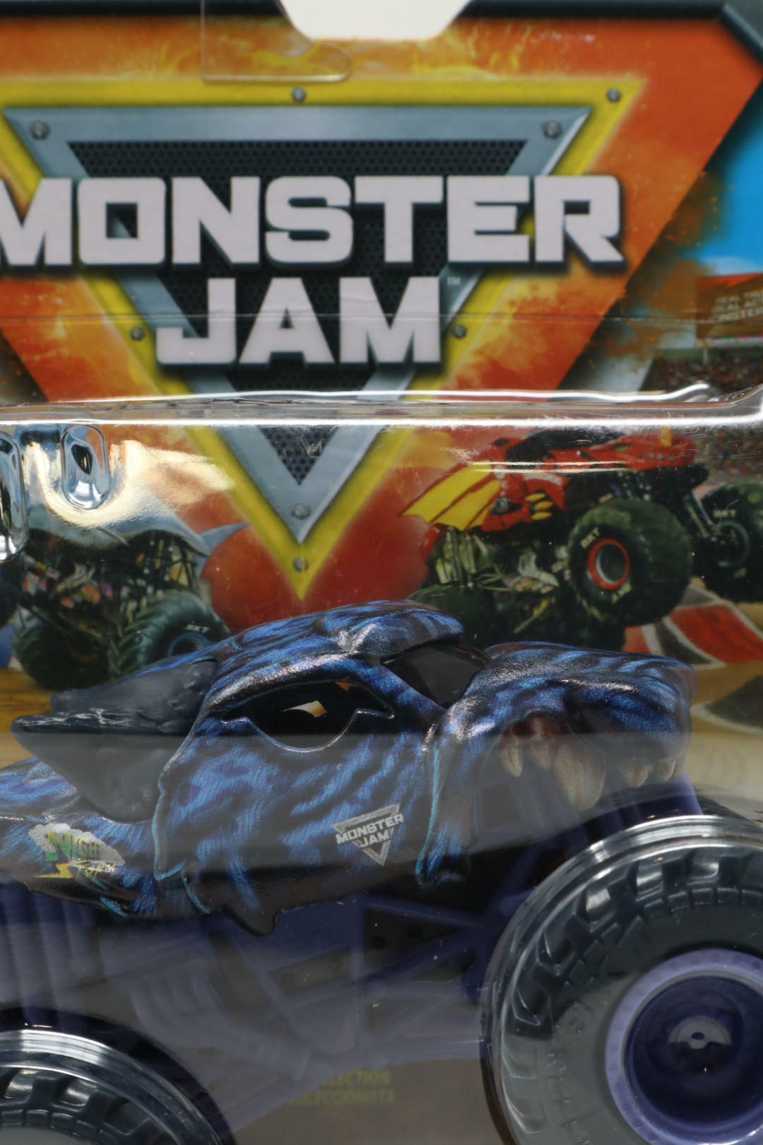 Monster Jam, Official Night Storm Monster Truck, Die-Cast Vehicle, 1:64 Scale, Kids Toys for Boys Ages 3 and up